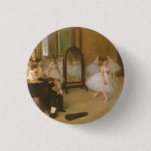 Badge Rond 2,50 Cm La classe de danse (1870) Edgar Degas