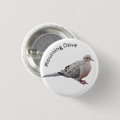 Badge Rond 2,50 Cm La colombe en deuil (Devant & derrière)