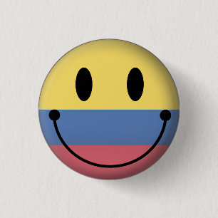 Badge Rond 2,50 Cm La Colombie