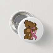 Badge Rond 2,50 Cm La conscience de cancer du sein goupille des (Devant & derrière)