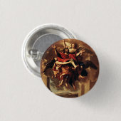 Badge Rond 2,50 Cm La Conversion de saint Paul Beaux-Arts (Devant & derrière)