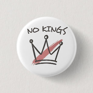 Badge Rond 2,50 Cm La démocratie n'a pas le statut de reine Librety U