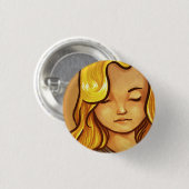 Badge Rond 2,50 Cm La fabbricante di pennuti (Devant & derrière)