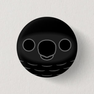 Badge Rond 2,50 Cm La face d'un perroquet de Pesquet