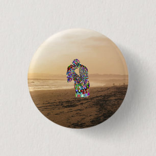 Badge Rond 2,50 Cm La Grande Épouse Meilleure Vie