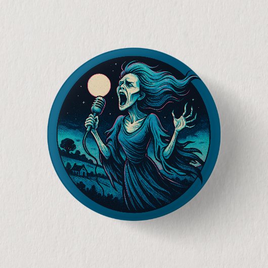 Badge Rond 2,50 Cm La grêle du Banshee (Devant)