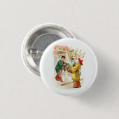 Badge Rond 2,50 Cm La Lampe d'Aladdin (Devant & derrière)