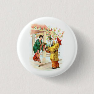 Badge Rond 2,50 Cm La Lampe d'Aladdin