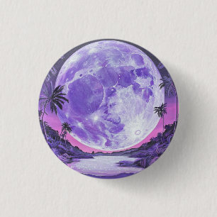 Badge Rond 2,50 Cm La Lune Impossible-