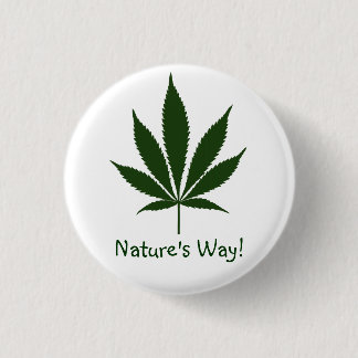Badge Rond 2,50 Cm La manière de la nature W01 ! Bouton