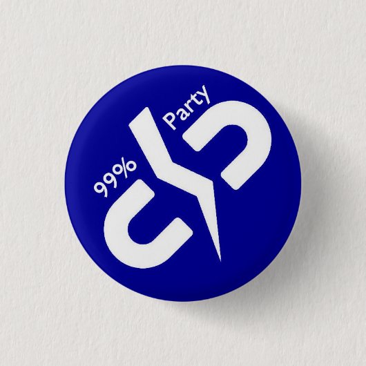 Badge Rond 2,50 Cm La partie de 99% (Devant)