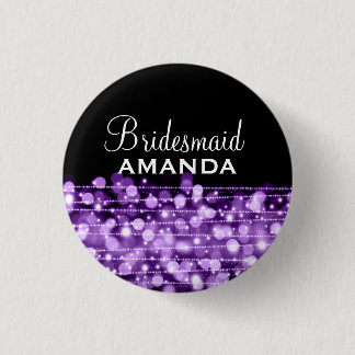 Badge Rond 2,50 Cm La partie élégante de faveur de demoiselle