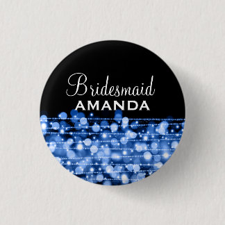 Badge Rond 2,50 Cm La partie élégante de faveur de demoiselle