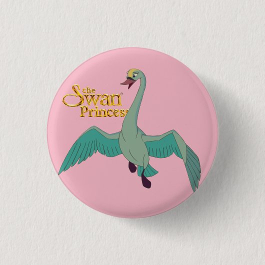 Badge Rond 2,50 Cm La princesse Odette Button de cygne (Devant)
