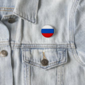 Badge Rond 2,50 Cm La Russie ronde (En situation)