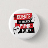 Badge Rond 2,50 Cm La science est le nouveau punk rock (Devant)