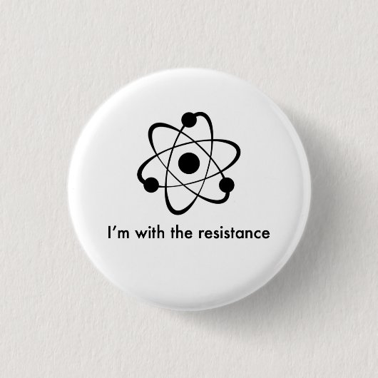 Badge Rond 2,50 Cm La Science est vraie (Devant)