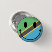 Badge Rond 2,50 Cm La Tanzanie (Devant & derrière)