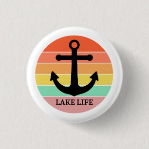 BADGE ROND 2,50 CM LA VIE DU LAC