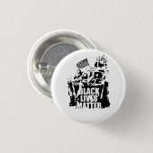 Badge Rond 2,50 Cm La vie noire importe (Devant & derrière)