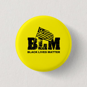 Badge Rond 2,50 Cm La vie noire importe