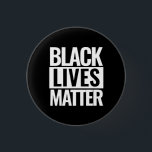 Badge Rond 2,50 Cm La vie noire importe<br><div class="desc">Black Lives Matter bouton rond personnalisé,  disponible également en forme carrée.</div>
