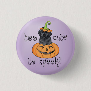 Badge Rond 2,50 Cm Laboratoire noir d'Halloween