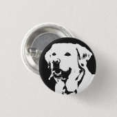 Badge Rond 2,50 Cm Labrador Retriever (Devant & derrière)