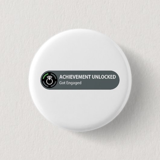 Badge Rond 2,50 Cm L'accomplissement a ouvert - se fiance (Devant)