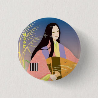 Badge Rond 2,50 Cm Lady Akashi