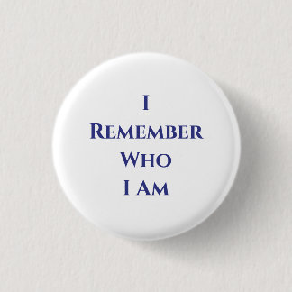 Badge Rond 2,50 Cm LAFALAISE Bouton Je Me Souviens Qui Je Suis Style
