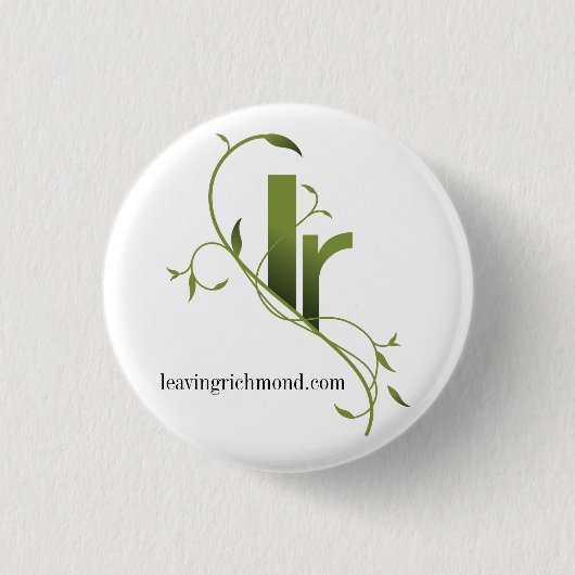 Badge Rond 2,50 Cm laisser des boutons de richmond (Devant)