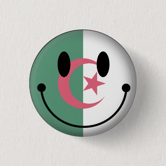 Badge Rond 2,50 Cm L'Algérie (Devant)