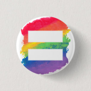 Badge Rond 2,50 Cm L'amour égale l'amour - 1" bouton