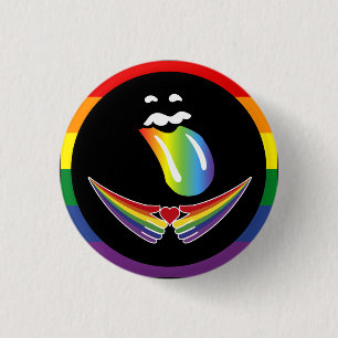 Badge Rond 2,50 Cm l'amour est l'amour