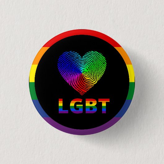 Badge Rond 2,50 Cm l'amour est l'amour (Devant)