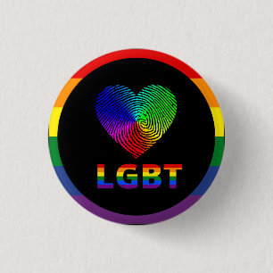 Badge Rond 2,50 Cm l'amour est l'amour