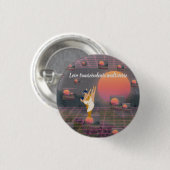 Badge Rond 2,50 Cm L'amour transcende le multivers (Devant & derrière)