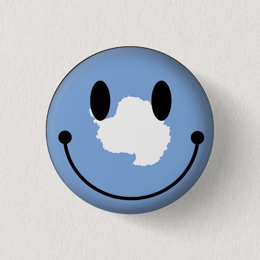 Badge Rond 2,50 Cm L'Antarctique (Devant)
