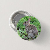 Badge Rond 2,50 Cm Lapin (Devant & derrière)