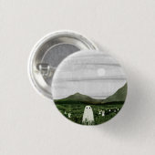 Badge Rond 2,50 Cm Lapins blancs (Devant & derrière)