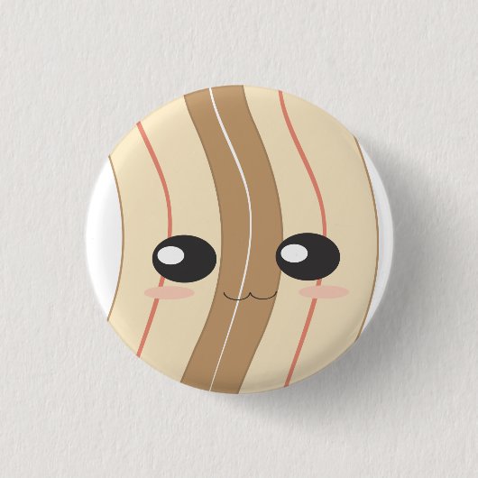 Badge Rond 2,50 Cm Lard - lard (Devant)