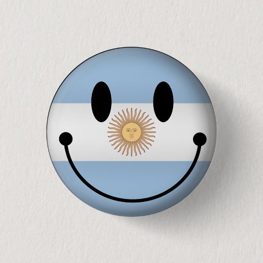 Badge Rond 2,50 Cm L'Argentine (Devant)