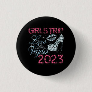 Badge Rond 2,50 Cm Las Vegas Girls Trip 2023 Girls Weekend Friends Ma