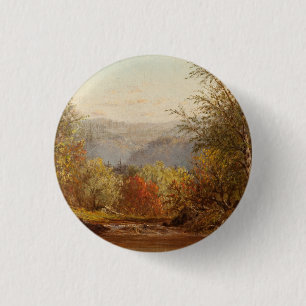 Badge Rond 2,50 Cm L'automne dans les Catskill - Charles W. Knapp
