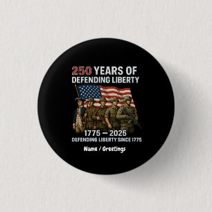 Badge Rond 2,50 Cm Le 250e anniversaire de la parade militaire du dra