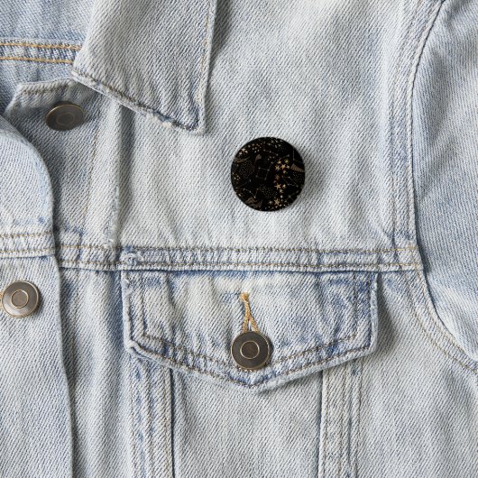 Badge Rond 2,50 Cm LE Bouton PARFAIT (En situation)