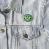 Badge Rond 2,50 Cm Le Brésil (En situation)