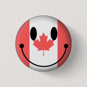 Badge Rond 2,50 Cm Le Canada