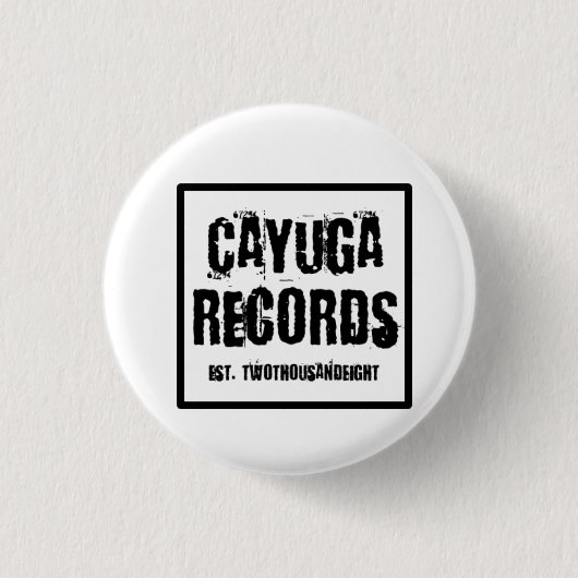 Badge Rond 2,50 Cm Le Cayuga enregistre le bouton (Devant)